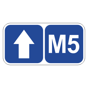 Дорожный знак 6.14.2 «Номер маршрута» (металл 0,8 мм, II типоразмер: 350х700 мм, С/О пленка: тип А инженерная)